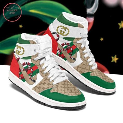 gucci snake jordans